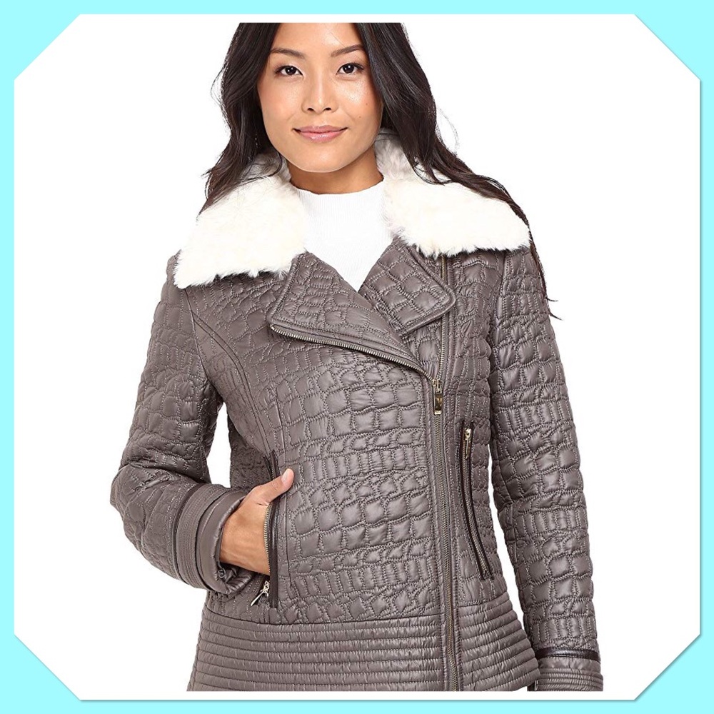 DROPPED $ VIA SPIGA NEW ASYMMETRICAL WARM JACKET
